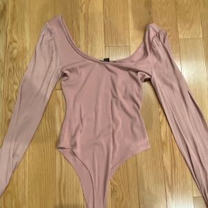 forever 21, pink, body suit, size medium